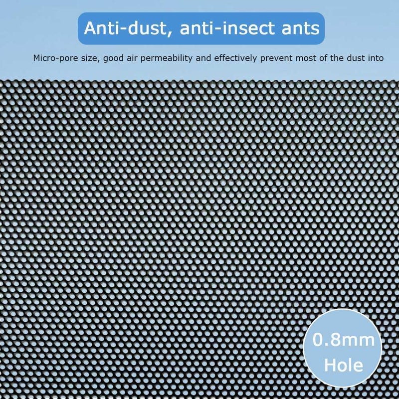 Chanvoo Dust Filter Compatible with X1X, Accessories with 2 PVC Meshs Set - High-Density Breathable Mesh Cover Top & Back Protection - Image 2